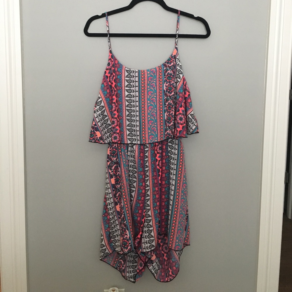 Charlotte Russe Large spaghetti strap romper